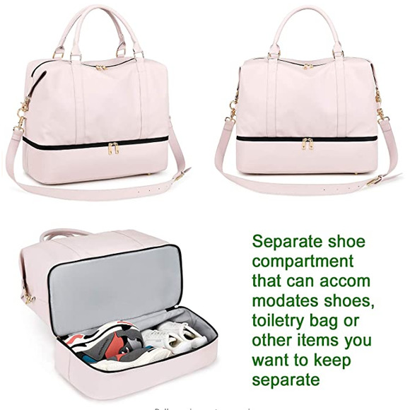 NEW! Women's Larof Luxury Weekender Travel Tote - Picture 6 of 6
